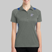 LST665.ojhs - Ladies Heather Colorblock Contender ™ Polo